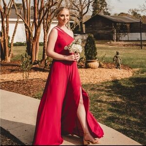 David’s Bridal Sz 6 Unaltered “Apple” Bridesmaid Dress